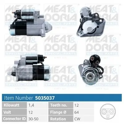 Zniżka Rozrusznik MEAT & DORIA 5035037