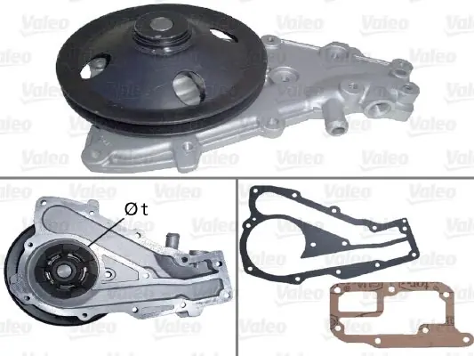 Rabat Pompa wody, chłodzenie silnika VALEO 506347