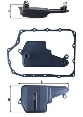 Wybór klientów Filtr hydrauliczny, automatyczna skrzynia biegów MAHLE HX 193D