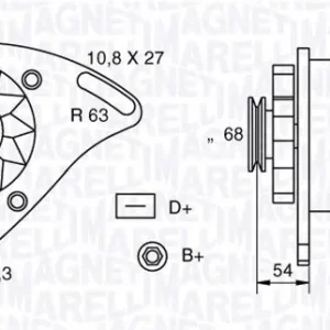 Alternator MAGNETI MARELLI 063321165010 Wybór klientów