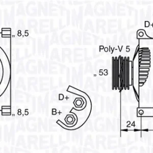 Alternator MAGNETI MARELLI 063377013010 Najlepsza cena