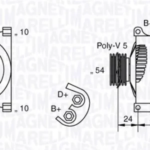 Alternator MAGNETI MARELLI 063377027010 Obniżka ceny