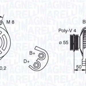 Alternator MAGNETI MARELLI 063321607010 Hit sprzedaży