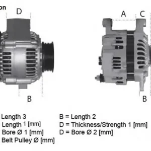 Wyprzedaż Alternator 12V LUCAS ELECTRICAL LRA02086 219103352